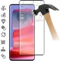 Mtp Products Motorola Edge 50 Pro/50 Ultra/50 Fusion Full Cover Beskyttelsesglass - Svart Kant