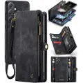 CASEME Samsung Galaxy A35 008 2-i-1 Multifunksjonell Lommebok-deksel - Svart