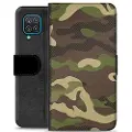 Mtp Products Samsung Galaxy A12 Premium Lommebok-deksel - Kamuflasje