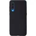 Mtp Products Mot Fingeravtrykk Matte Samsung Galaxy A50 TPU-deksel - Svart