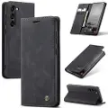 CASEME Samsung Galaxy S24 013 Series Lommebok-deksel - Svart