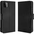 Mtp Products Samsung Galaxy A22 5G, Galaxy F42 5G Lommebok-deksel med Kortholder - Svart