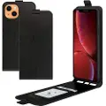 Mtp Products iPhone 13 Vertikalt Flipp-etui med Kortluke - Svart