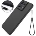 Mtp Products Motorola Edge 50 Pro Liquid Silikondeksel - Svart
