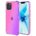 Mtp Products Gradient Støtsikkert iPhone 14 Pro TPU-deksel - Rosa / Lilla