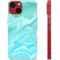 Mtp Products iPhone 13 Mini TPU-deksel - Blå Marmor
