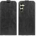 Mtp Products Samsung Galaxy A16 Vertikalt Flip-Deksel med Kortlomme - Svart