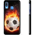 Mtp Products Samsung Galaxy A40 Beskyttelsesdeksel - Fotballflamme