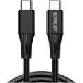 Mtp Products Enkay Power Delivery USB-C Kabel - 100W, 5A, 1m - Svart