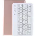 Mtp Products Samsung Galaxy Tab A7 Lite Etui med Bluetooth-tastatur - Roségull