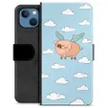 Mtp Products iPhone 13 Premium Lommebok-deksel - Flygende Gris