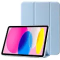 Mtp Products Tri-Fold Series iPad (2022) Smart Folio-etui - Babyblå