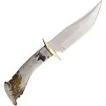 Ken Richardson Knives Bowie Crown Horn Handle 6 in