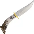 Ken Richardson Knives Bowie Crown Horn Handle 5 in