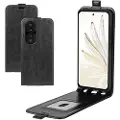 Mtp Products Honor 70 Pro Vertikalt Flip-Deksel med Kortlomme - Svart