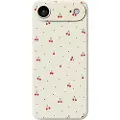 Mtp Products iPhone Air TPU-deksel med kirsebærmønster - Beige