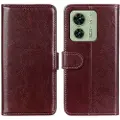 Mtp Products Motorola Edge 40 Lommebok-deksel med Magnetisk Lukning - Brun