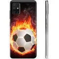 Mtp Products Samsung Galaxy A51 TPU-deksel - Fotballflamme