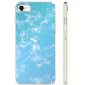 Mtp Products iPhone 7/8/SE (2020)/SE (2022) TPU-deksel - Blå Marmor