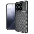 Mtp Products Xiaomi 15 Pro Beetle Karbonfiber TPU-Deksel - Svart