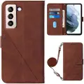 Mtp Products Line-serien Samsung Galaxy S22 5G Lommebok-deksel - Brun
