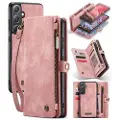 CASEME Samsung Galaxy A35 Caseme 008 2-i-1 Multifunksjonell Lommebok-deksel - Rosa