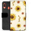 Mtp Products Samsung Galaxy A20e Premium Lommebok-deksel - Solsikke