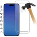 Mtp Products iPhone Air Beskyttelsesglass - 9H - Case Friendly - 2 Stk. - Gjennomsiktig