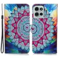 Mtp Products Motorola Moto G75 Wonder Series Lommebok-deksel - Mandala