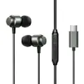 JOYROOM EC06 In-ear-hodetelefoner i metall med mikrofon og HiFi-lyd Type-C-øretelefoner med ledning - Tarnish