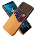 Mtp Products KSQ Huawei Nova 5T, Honor 20/20S Deksel med Kort Lomme - Kaffe