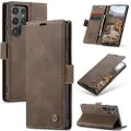 CASEME Samsung Galaxy S25 Ultra 013 Series Lommebok-deksel - Kaffe