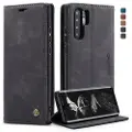 CASEME Huawei P30 Pro 013 Series Lommebok-deksel - Svart