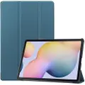 Mtp Products Tri-Fold Series Samsung Galaxy Tab S7+/S8+ Folio-etui - Blå