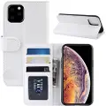 Mtp Products iPhone 11 Pro Max Lommebok-deksel med Magnetisk Lukning - Hvit