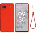 Mtp Products Google Pixel 6a Liquid Silikondeksel - Rød