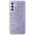 Mtp Products Samsung Galaxy A55 Glitter Flakes TPU-deksel - Lilla