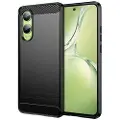 Mtp Products OnePlus Nord CE4 Lite/Oppo K12x Børstet TPU Deksel - Karbonfiber - Svart
