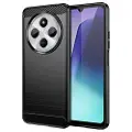 Mtp Products Xiaomi Redmi 14C Børstet TPU Deksel - Karbonfiber - Svart