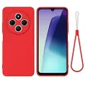 Mtp Products Xiaomi Redmi 14C/14R Liquid Silikondeksel - Rød