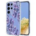 Mtp Products Samsung Galaxy S25 Ultra TPU-deksel med blomstermønster - Blåregn