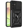 Mtp Products Samsung Galaxy S23 FE Hybrid-deksel med Roterende Ring med Kameraskjold - Svart