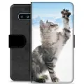 Mtp Products Samsung Galaxy S10 Premium Lommebok-deksel - Kat
