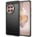 Mtp Products OnePlus 12R/Ace 3 Børstet TPU Deksel - Karbonfiber - Svart