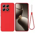 Mtp Products Xiaomi 14T Pro Liquid Silikondeksel - Rød