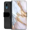 Mtp Products Huawei P20 Premium Lommebok-deksel - Elegant Marmor