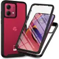 Mtp Products Motorola Moto G84 360 Beskyttelse Deksel - Svart / Klar