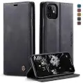 CASEME iPhone 11 013 Series Lommebok-deksel - Svart