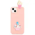 Mtp Products 3D Cartoon iPhone 14 Plus TPU-deksel - Iskrem