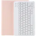 Mtp Products iPad Air 2024/2022/2020 Bluetooth-tastaturveske med Pennespor - Rosa